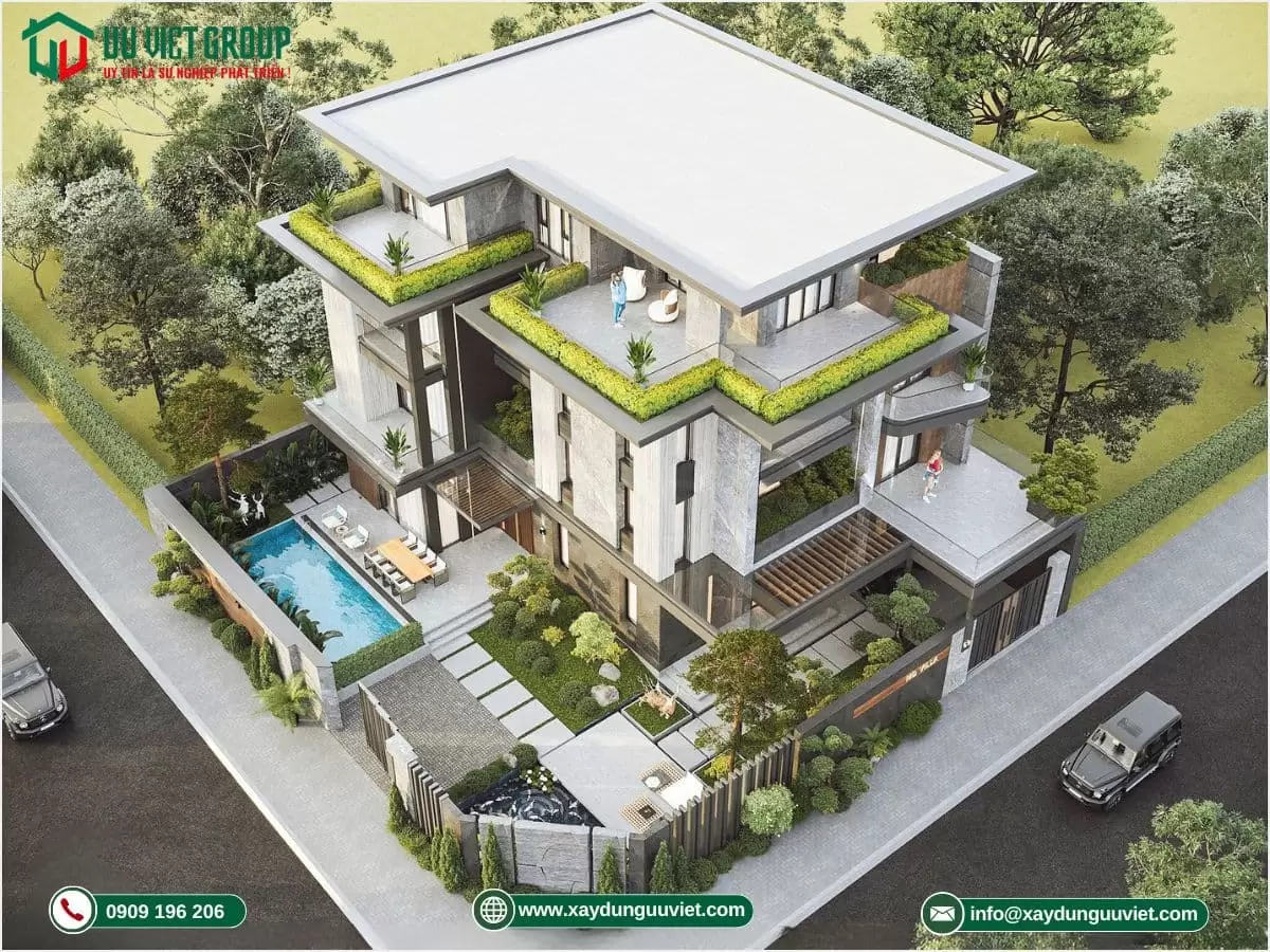 mẫu biệt thự hiện đại