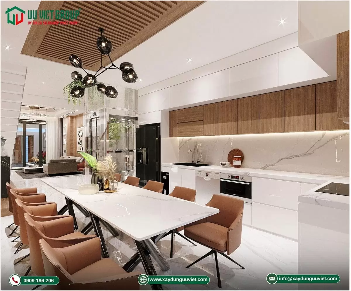 Nhà phố 1 trệt 2 lầu