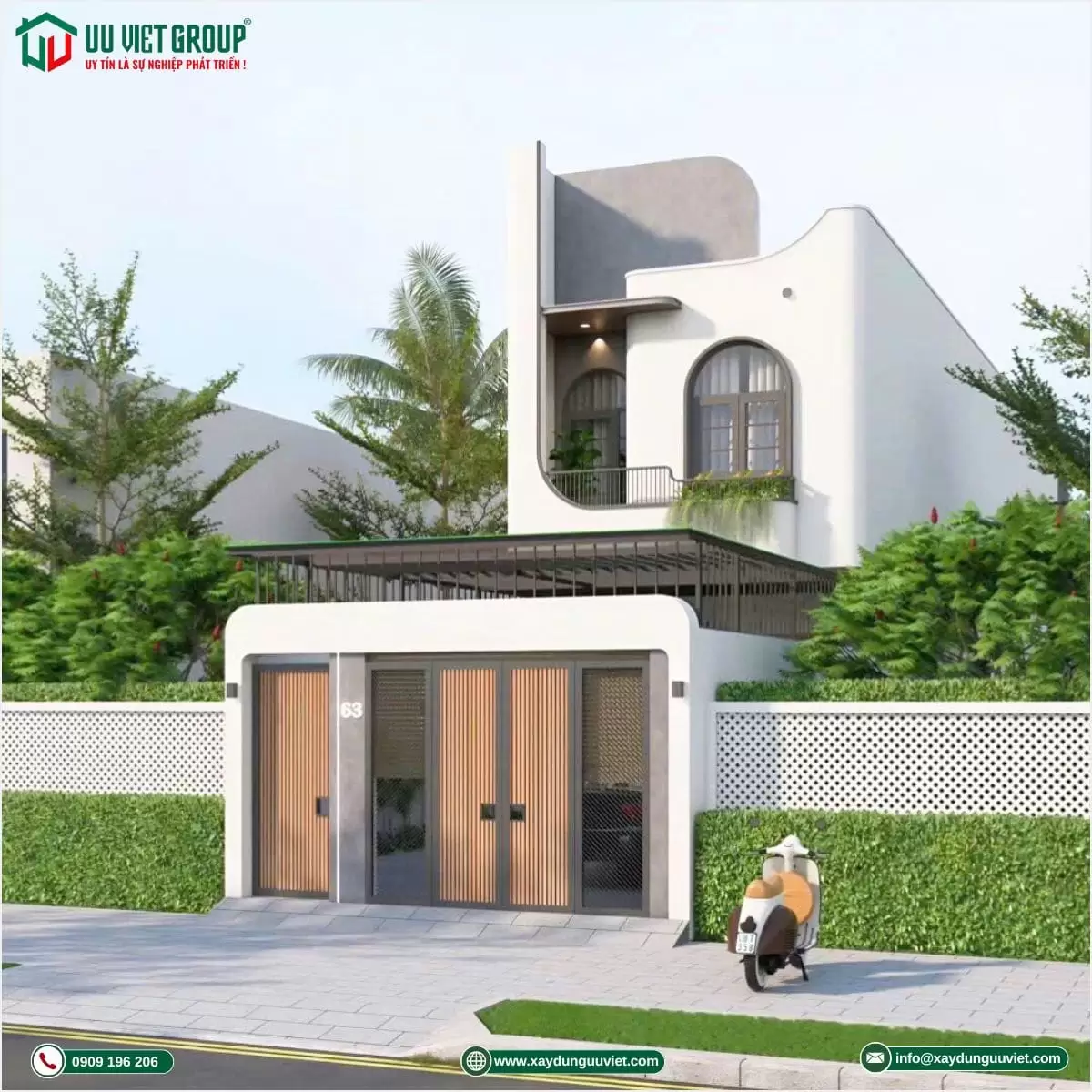 Nhà phố 5m x 22m