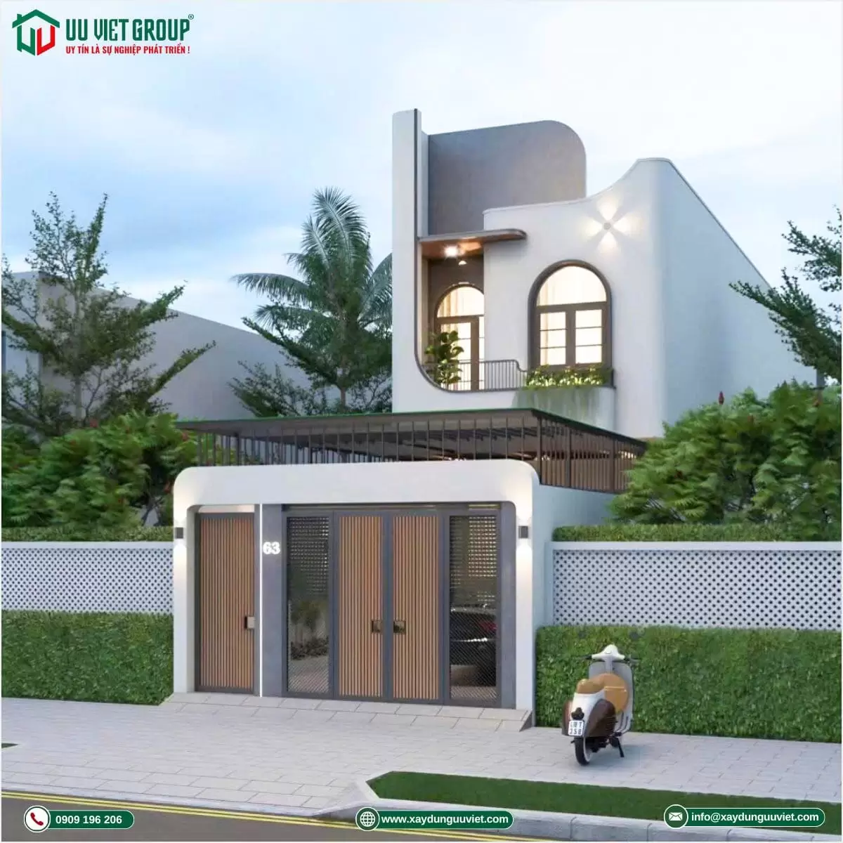 Nhà phố 5m x 22m