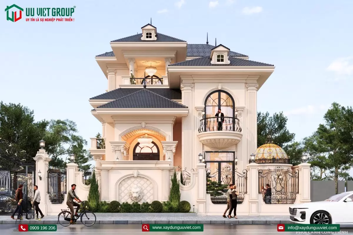 Biệt thự tân cổ điển 3 tầng