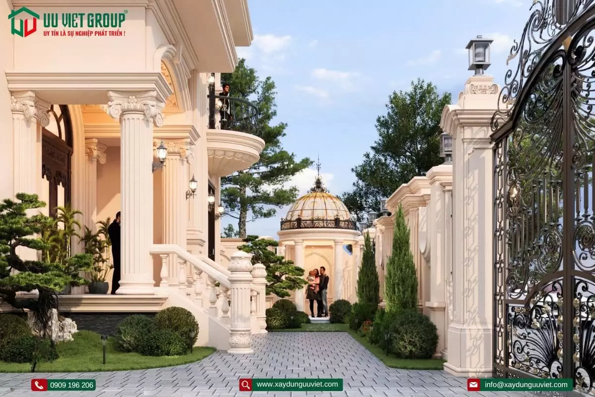 Biệt thự tân cổ điển 3 tầng