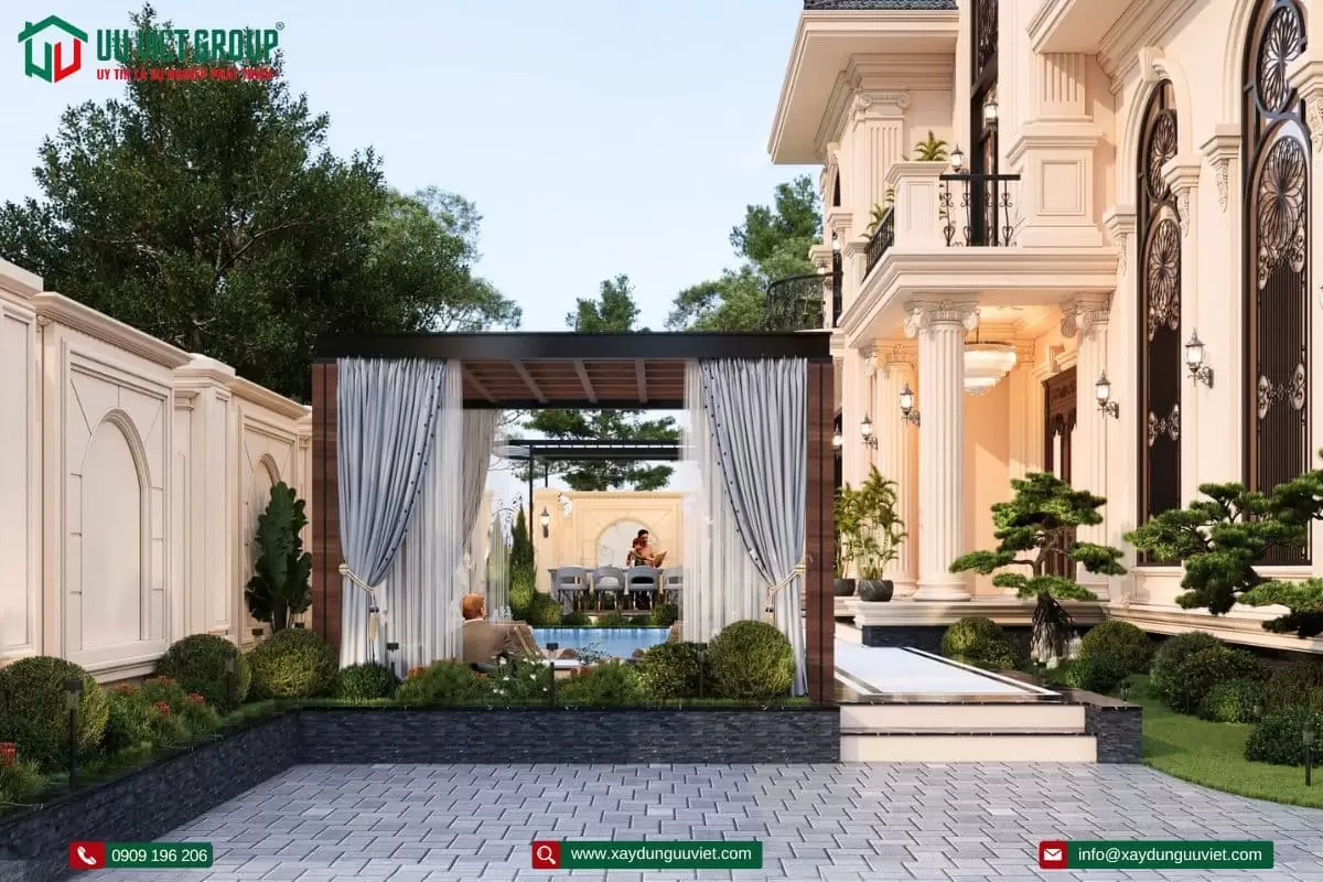 Biệt thự tân cổ điển 3 tầng