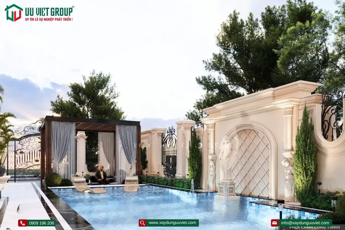 Biệt thự tân cổ điển 3 tầng