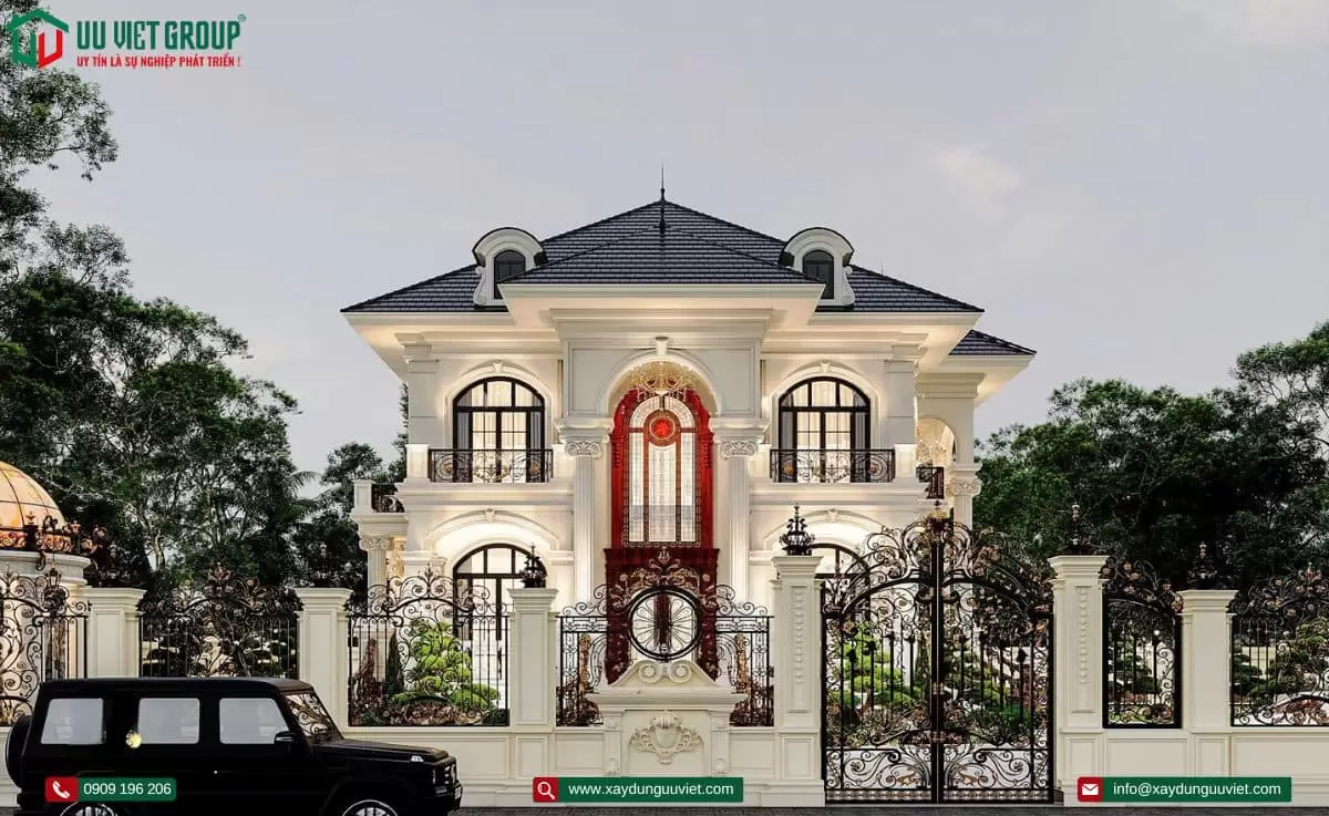 Biệt thự tân cổ điển mái nhật