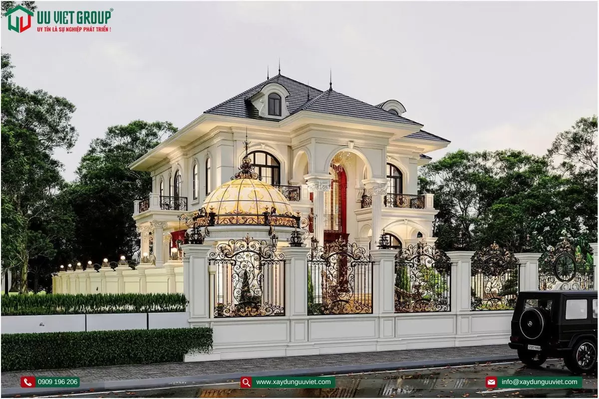 Biệt thự tân cổ điển mái nhật