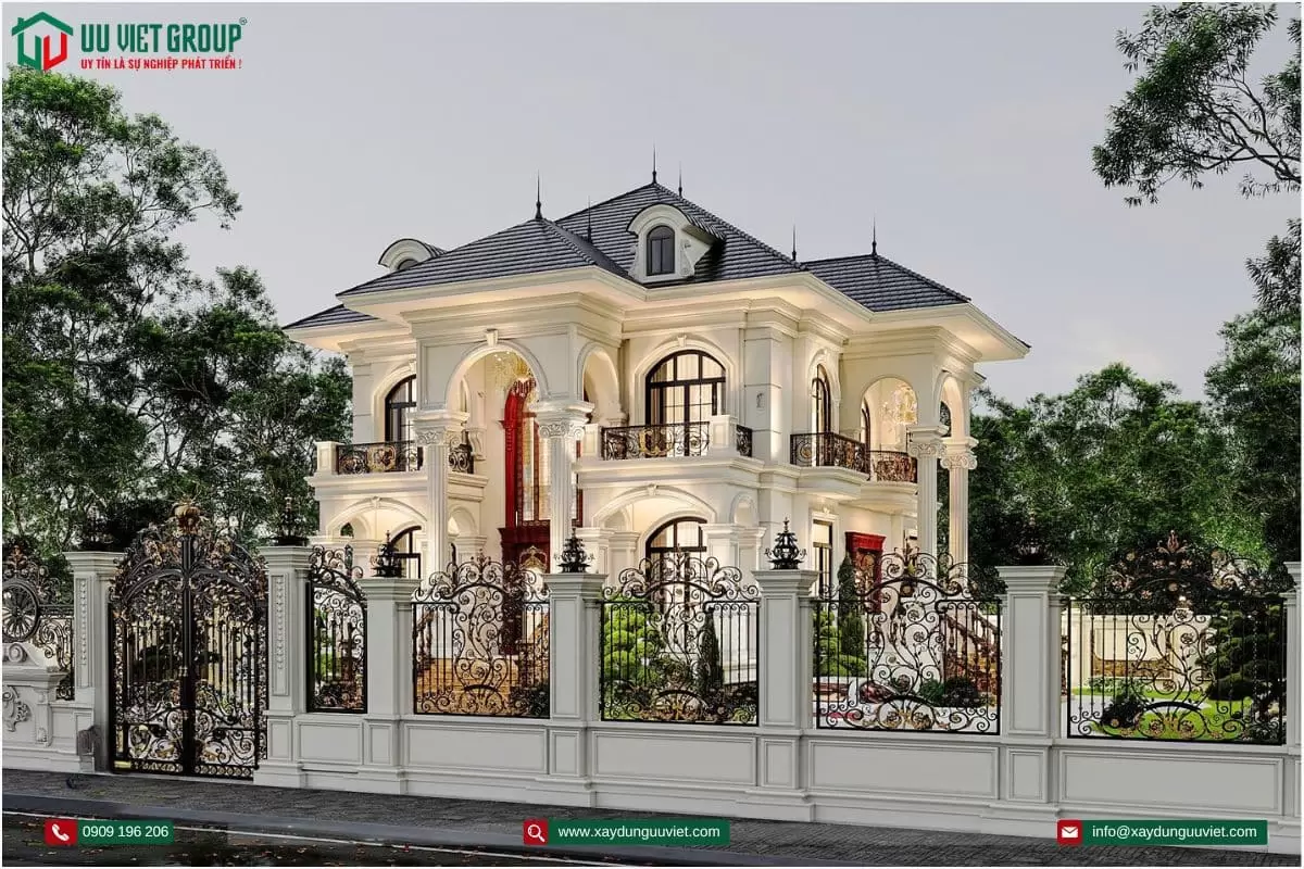 Biệt thự tân cổ điển mái nhật