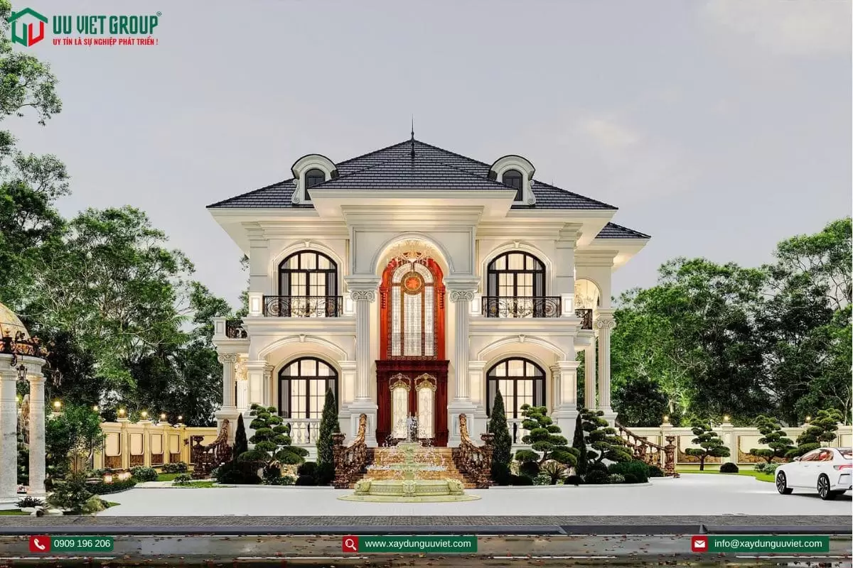 Biệt thự tân cổ điển mái nhật
