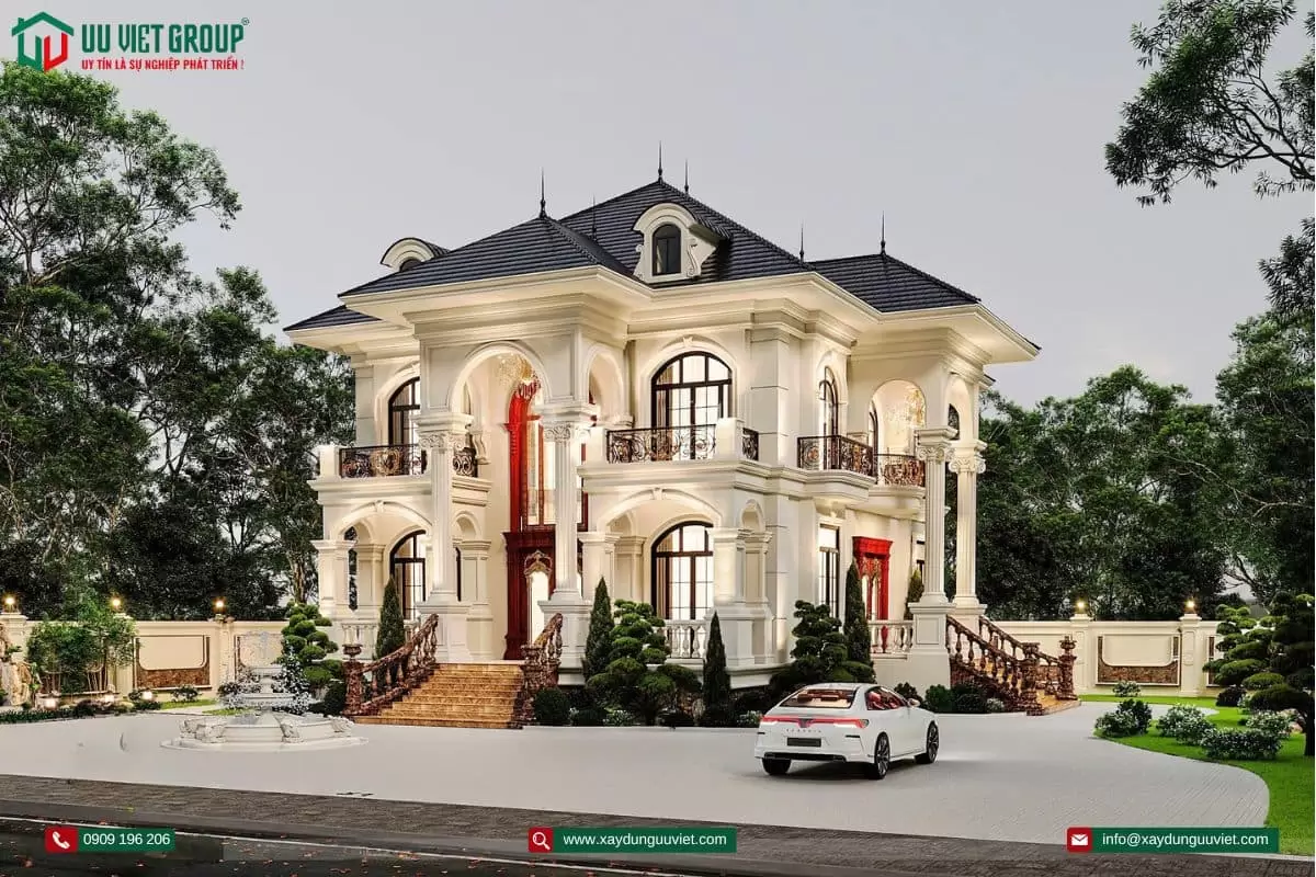 Biệt thự tân cổ điển mái nhật