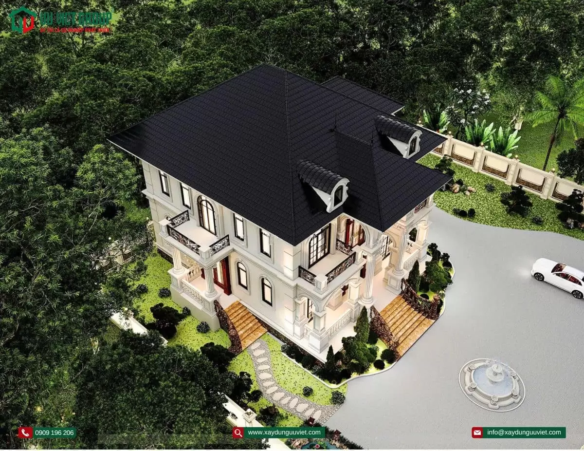 Biệt thự tân cổ điển mái nhật