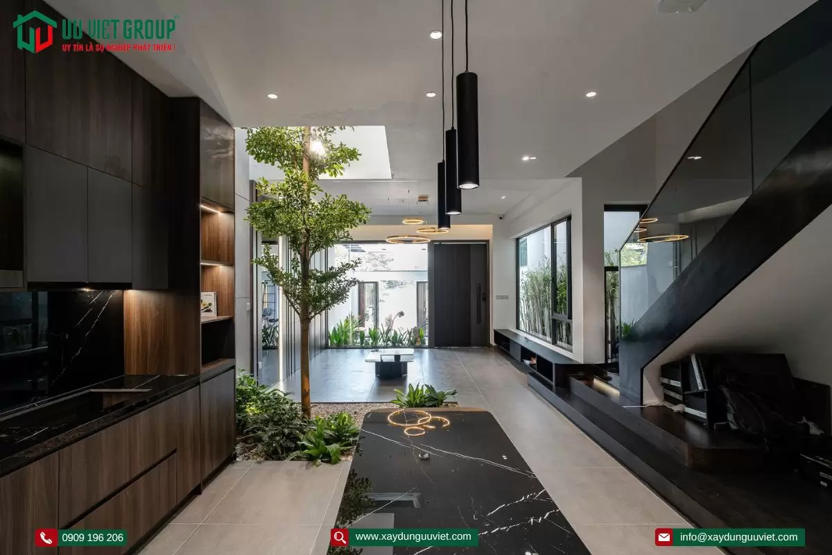 Hoàn thành nhà phố hiện đại