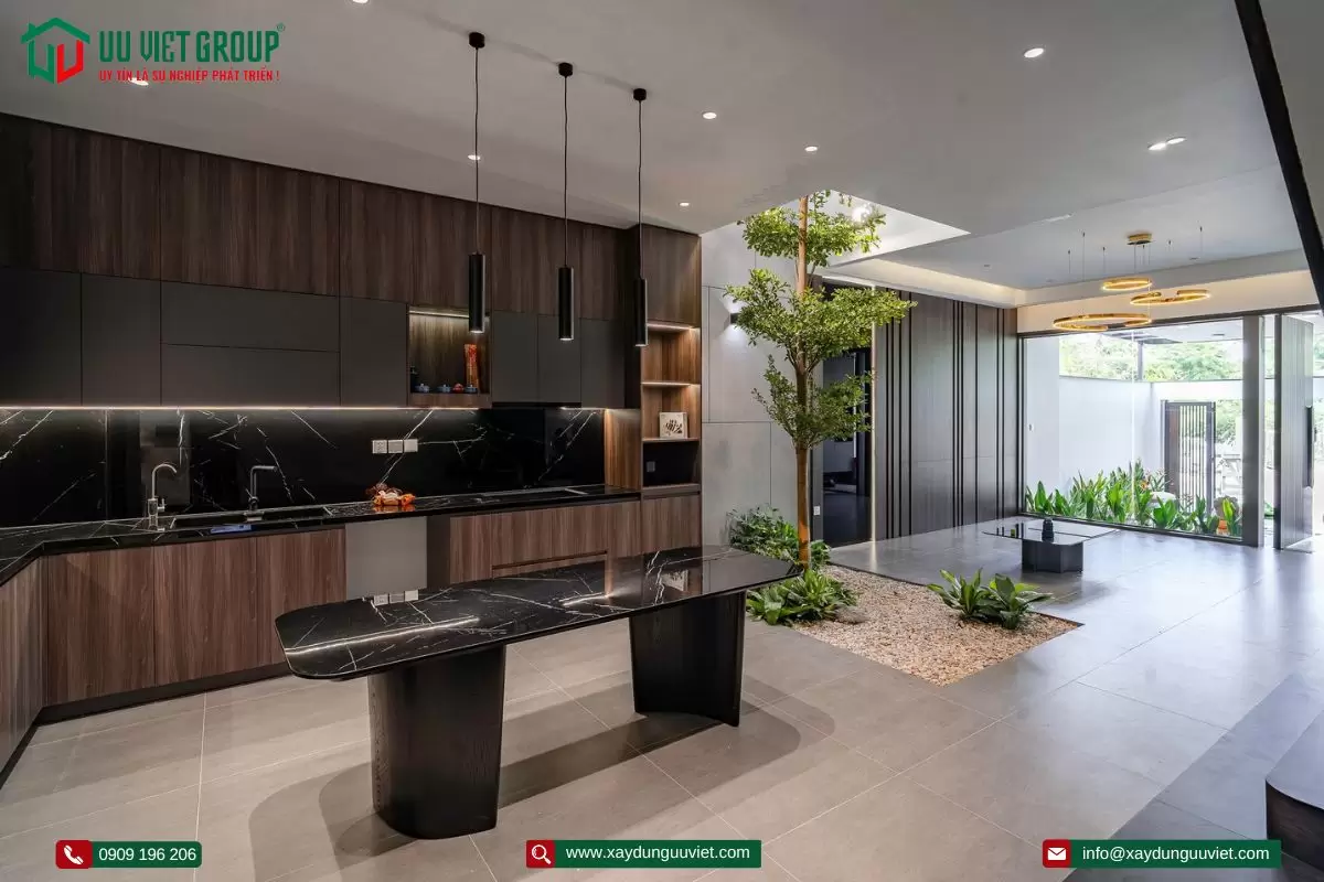 Hoàn thành nhà phố hiện đại