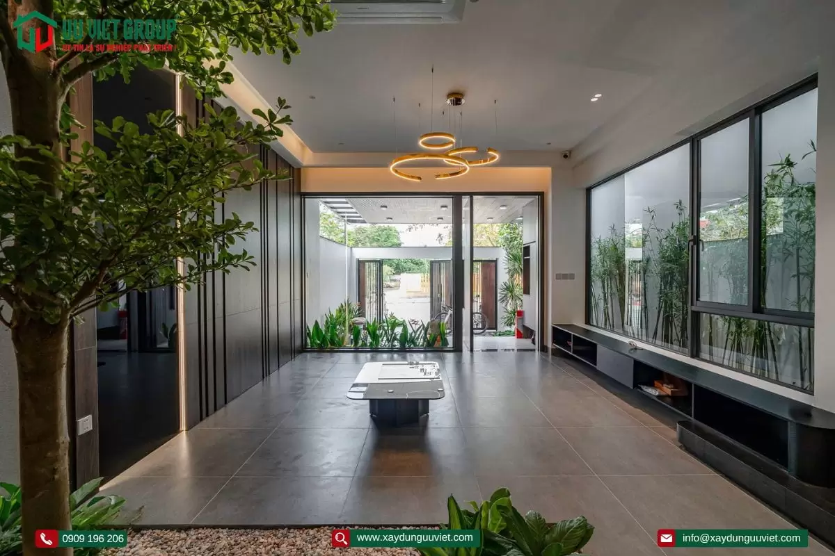 Hoàn thành nhà phố hiện đại