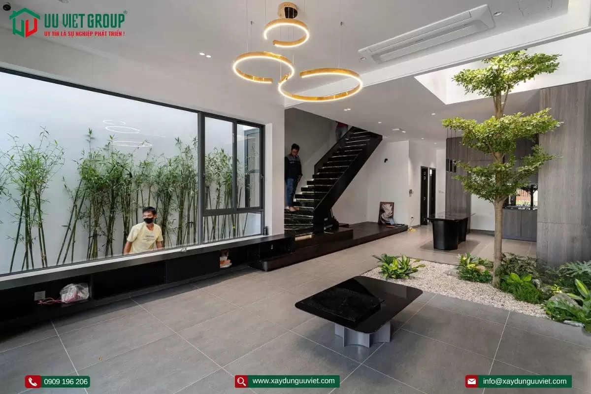 Hoàn thành nhà phố hiện đại