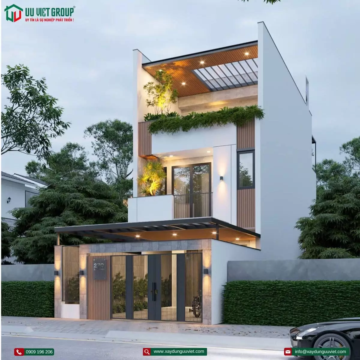 Nhà phố hiện đại