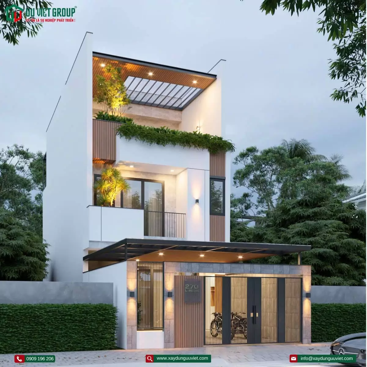 Nhà phố hiện đại