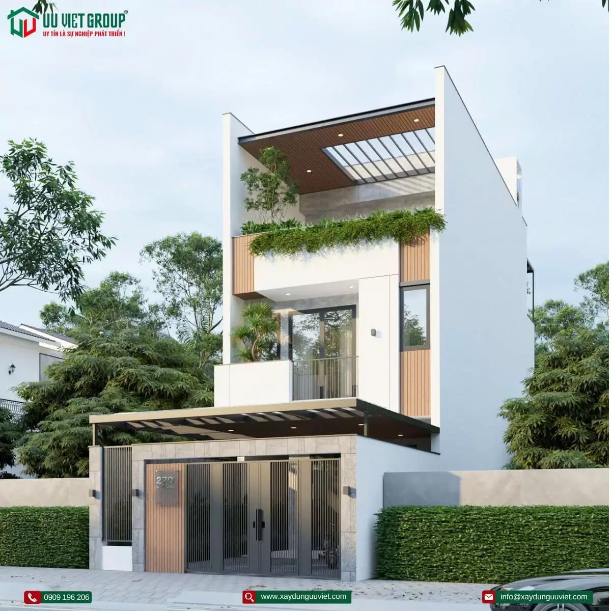 Nhà phố hiện đại