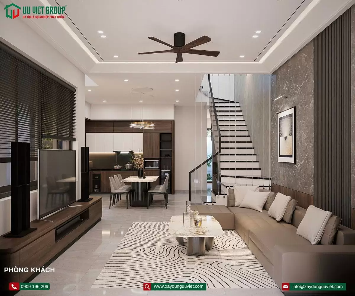 Nhà phố hiện đại