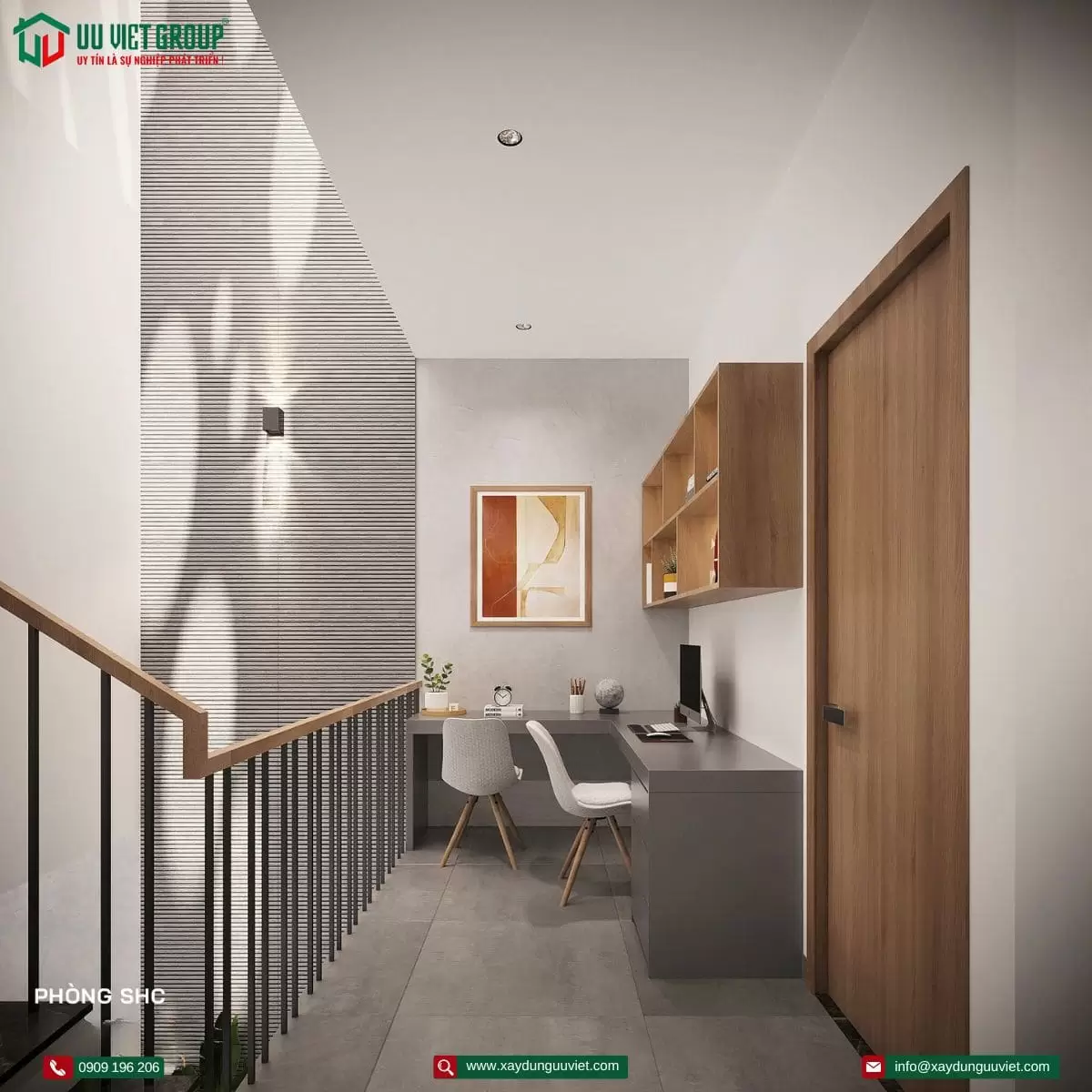 Nhà phố 1 trệt 2 lầu