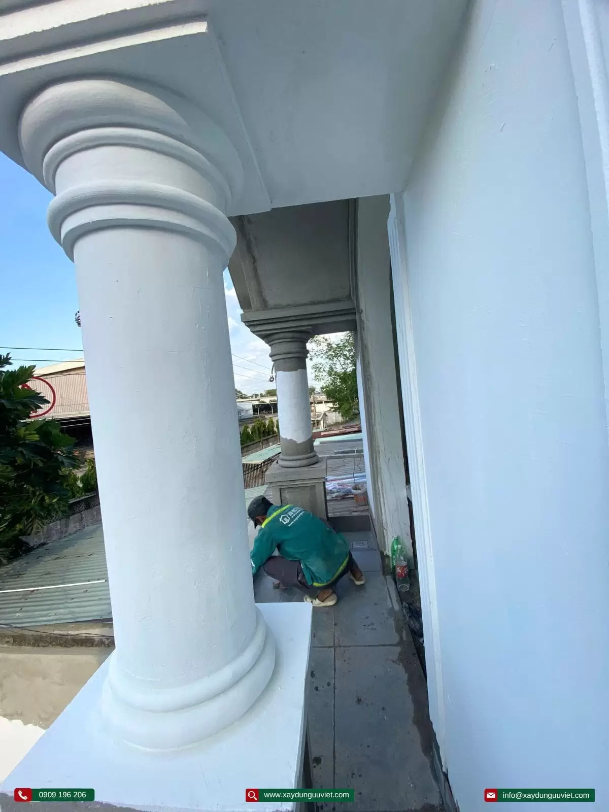 Tiến độ thi công nhà phố Bình Dương