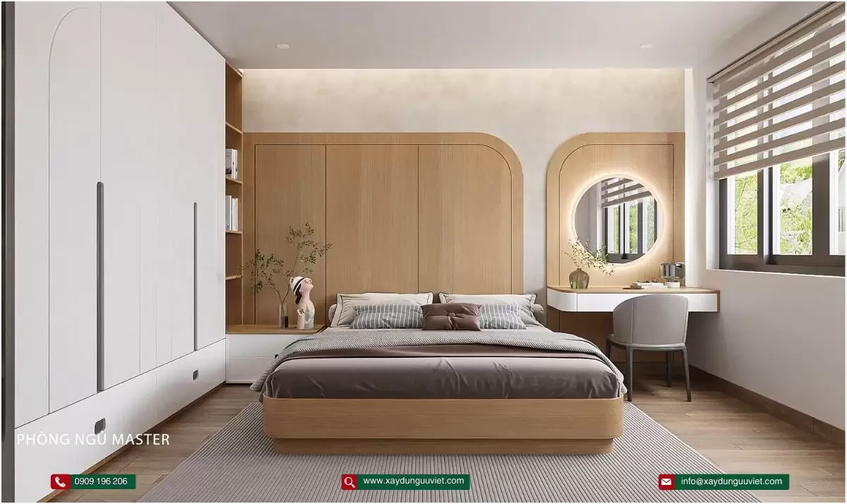 Nhà phố hiện đại 1 trệt 2 lầu