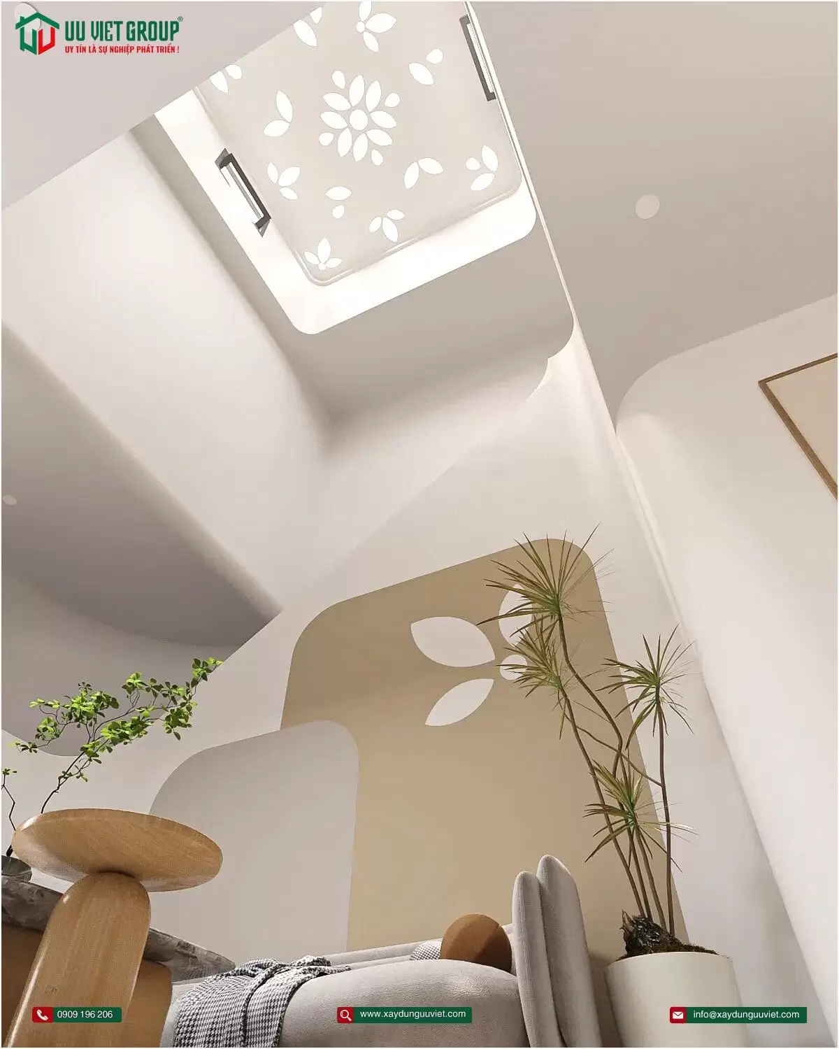 Nhà phố hiện đại 1 trệt 2 lầu