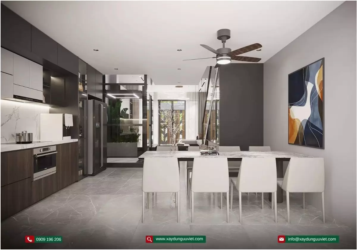 Nhà phố 1 trệt 3 lầu