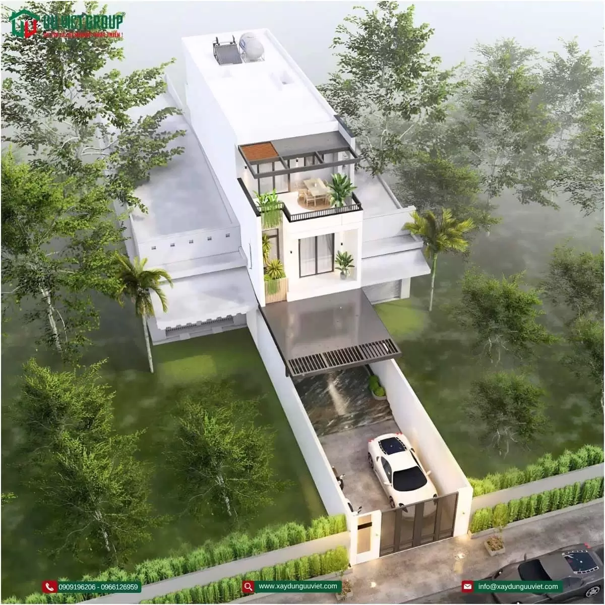 nhà phố 1 trệt 2 lầu