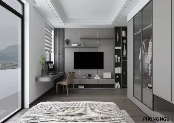 Nhà phố 1 trệt 2 lầu