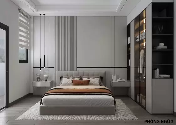 Nhà phố 1 trệt 2 lầu