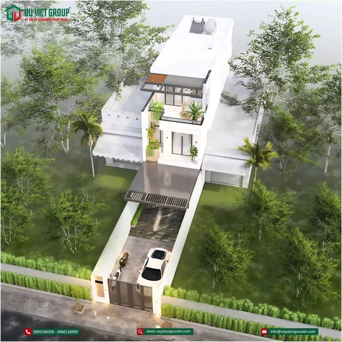 nhà phố 1 trệt 2 lầu