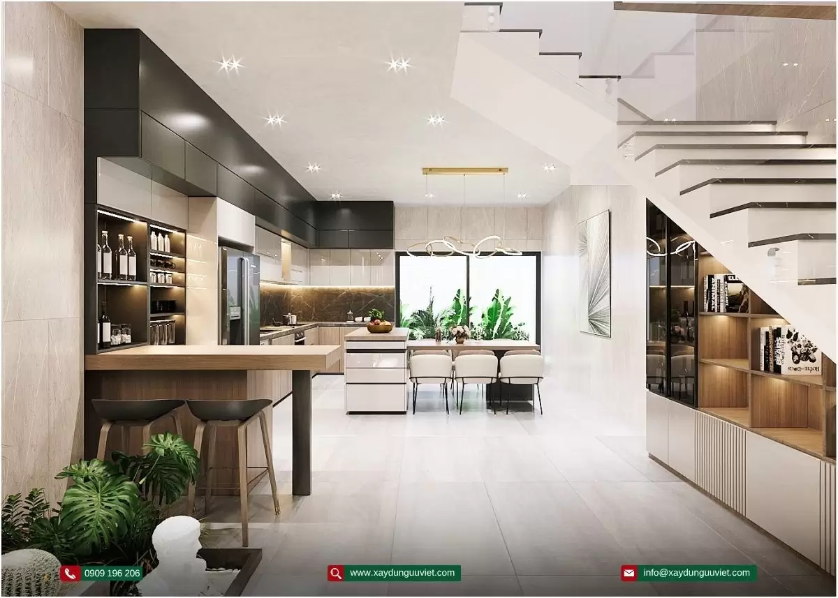 Nhà phố 1 trệt 3 lầu