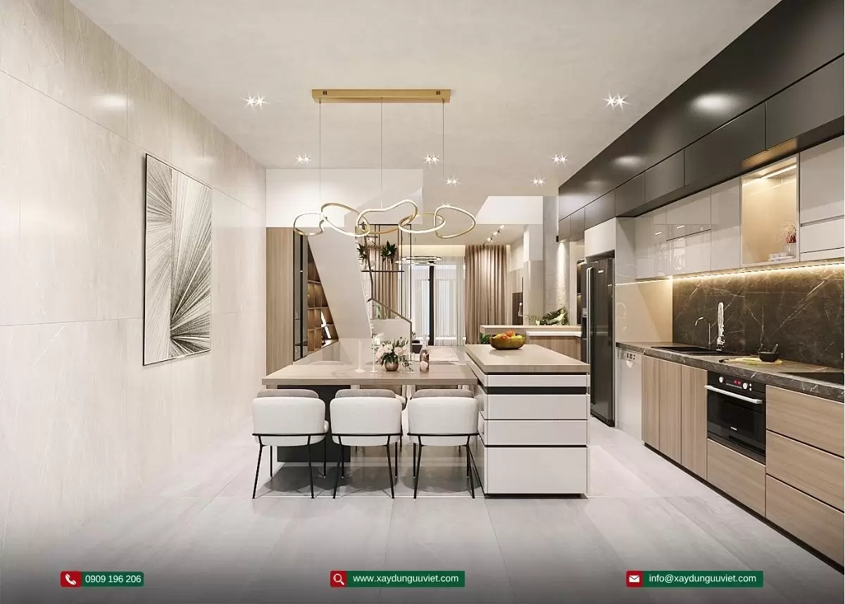 Nhà phố 1 trệt 3 lầu