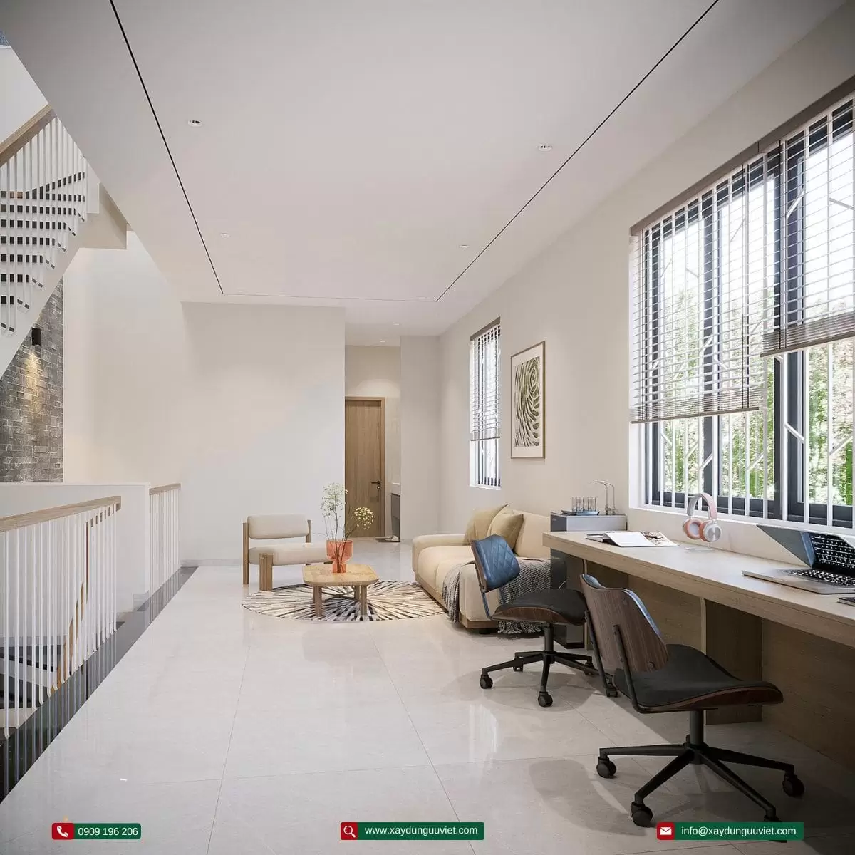 Nhà phố 1 trệt 2 lầu