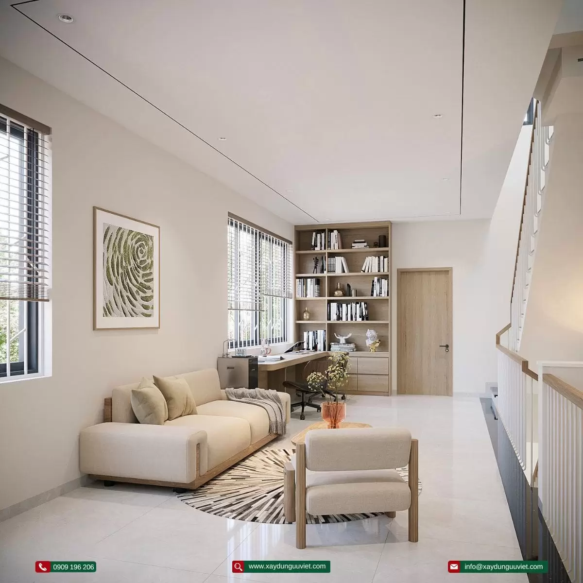 Nhà phố 1 trệt 2 lầu