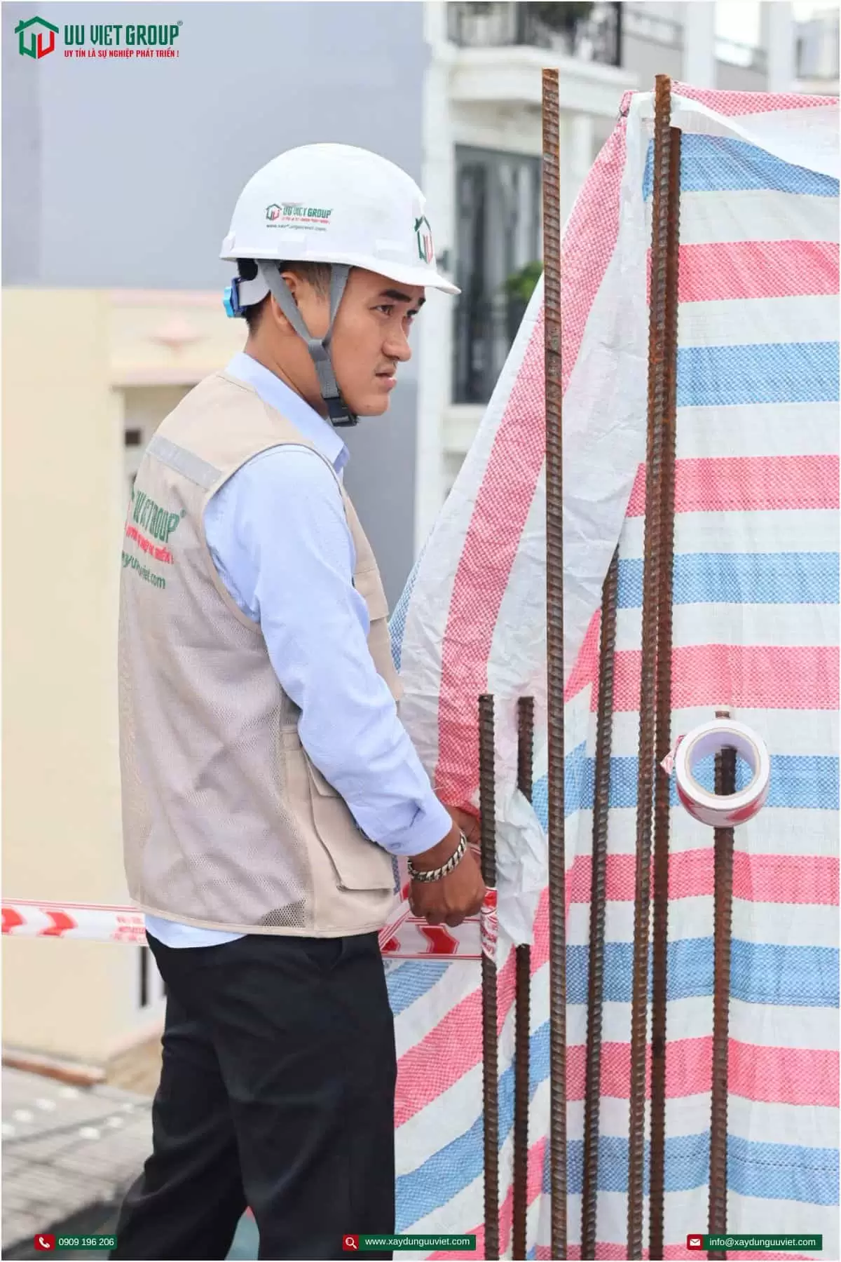 Tiến độ thi công nhà phố tại quận Bình Tân