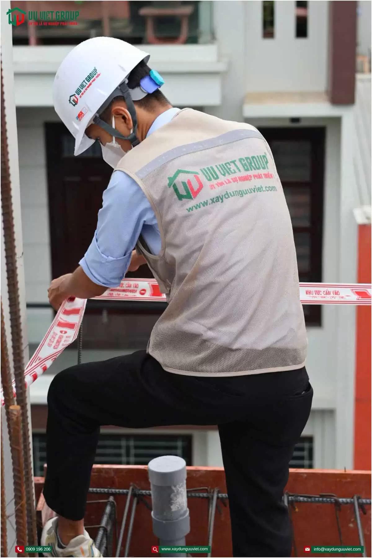 Tiến độ thi công nhà phố tại quận Bình Tân