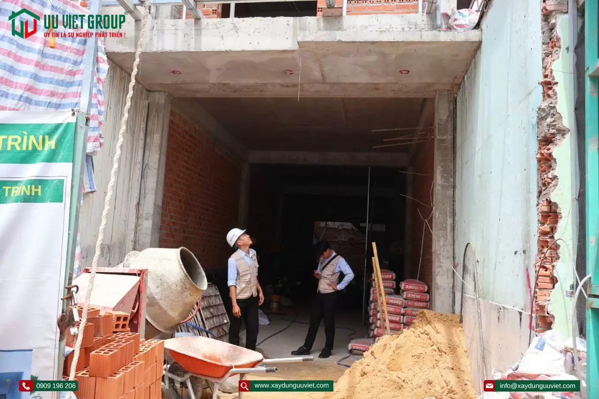 Tiến độ nhà phố quận Tân Phú