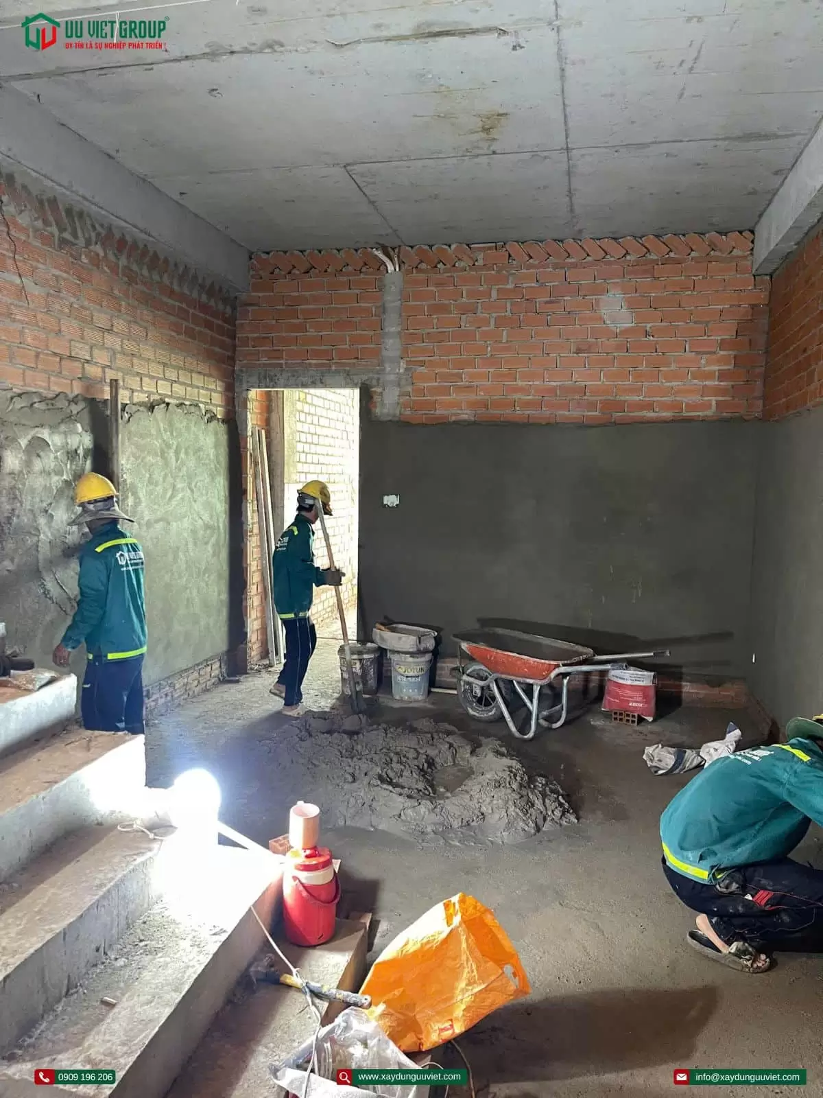 Tiến độ nhà phố quận Tân Phú