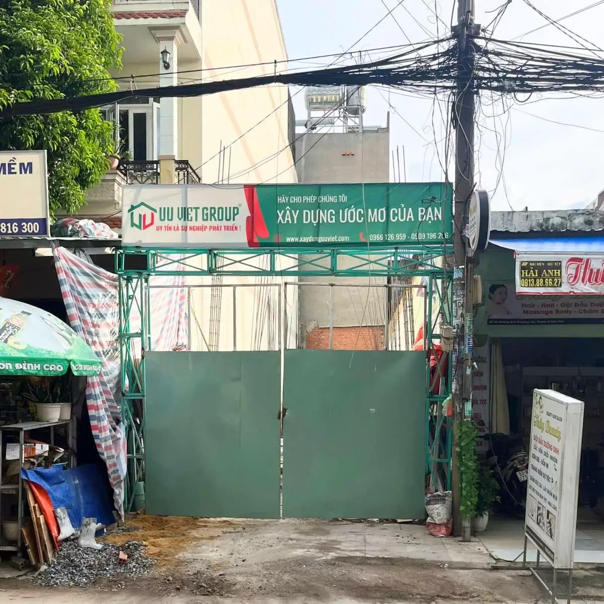 Tiến độ nhà phố quận Tân Phú