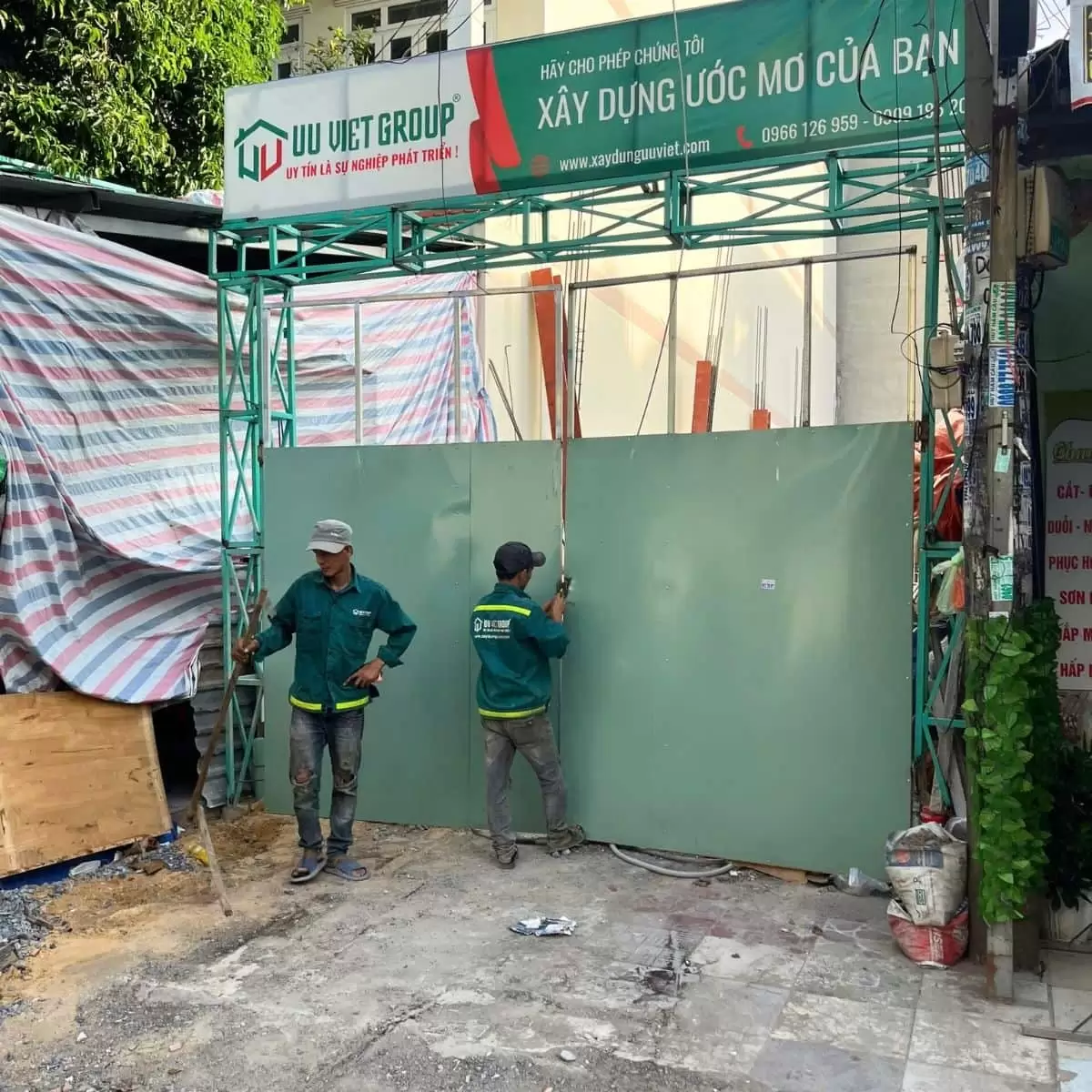 Tiến độ nhà phố quận Tân Phú