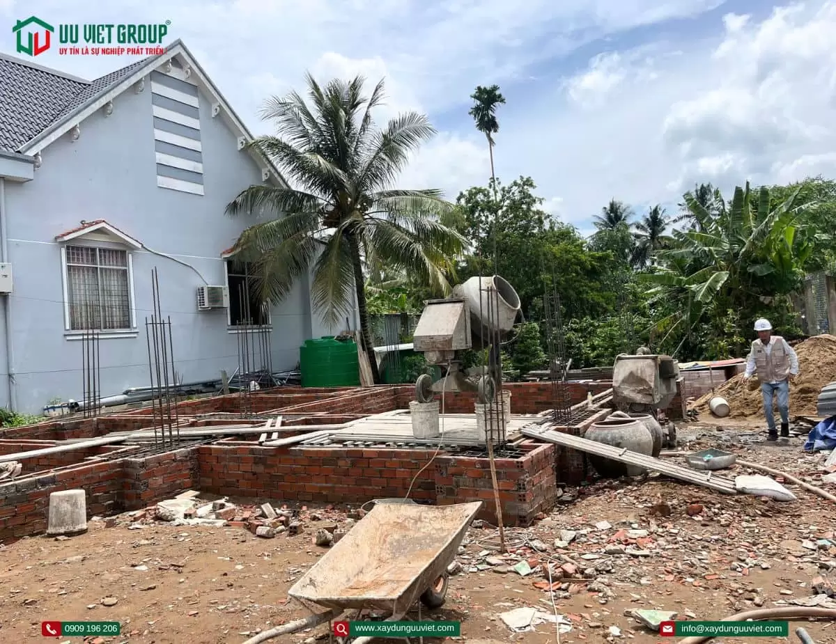 Tiến độ thi công tại Tiền Giang