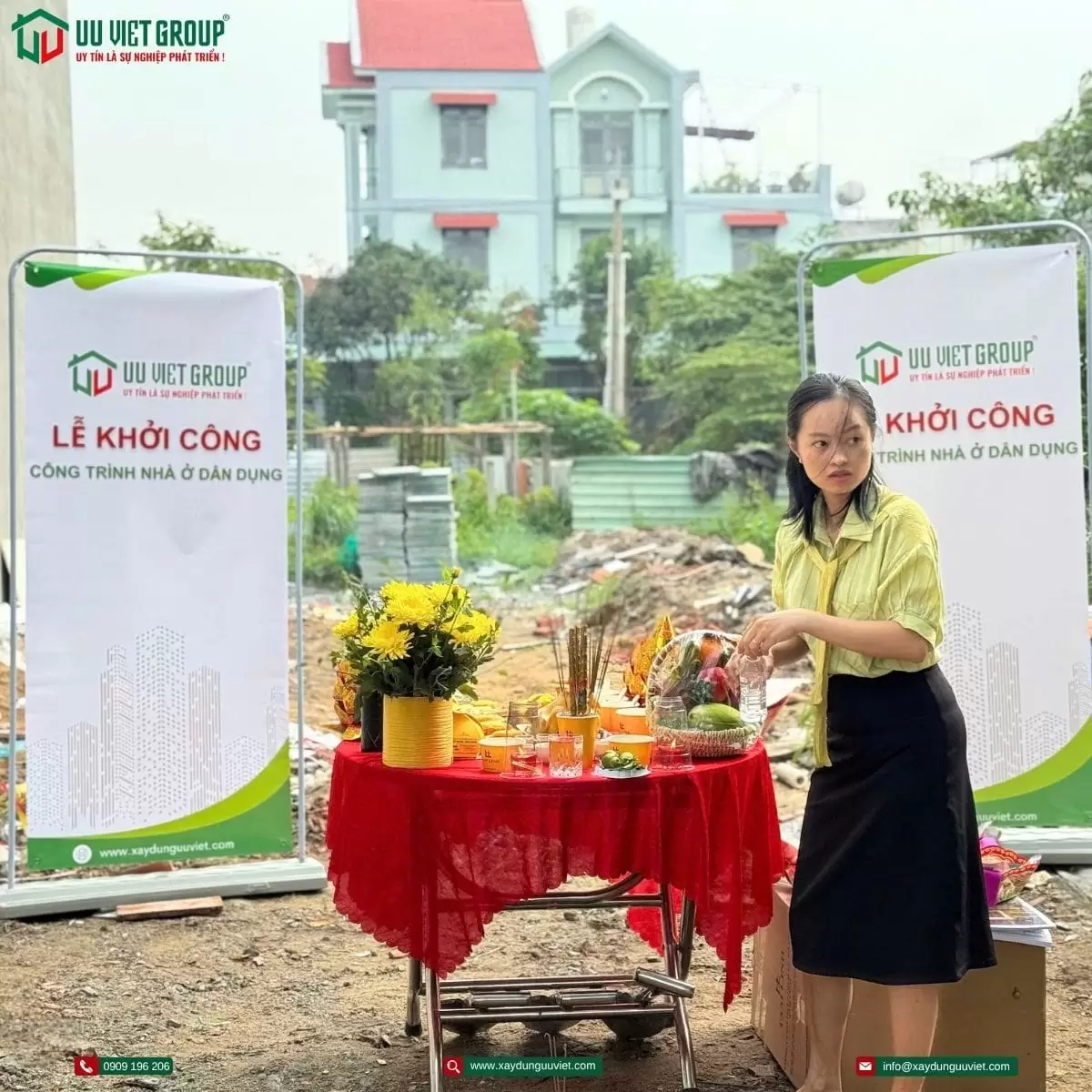 Khởi công nhà mới Bình Dương