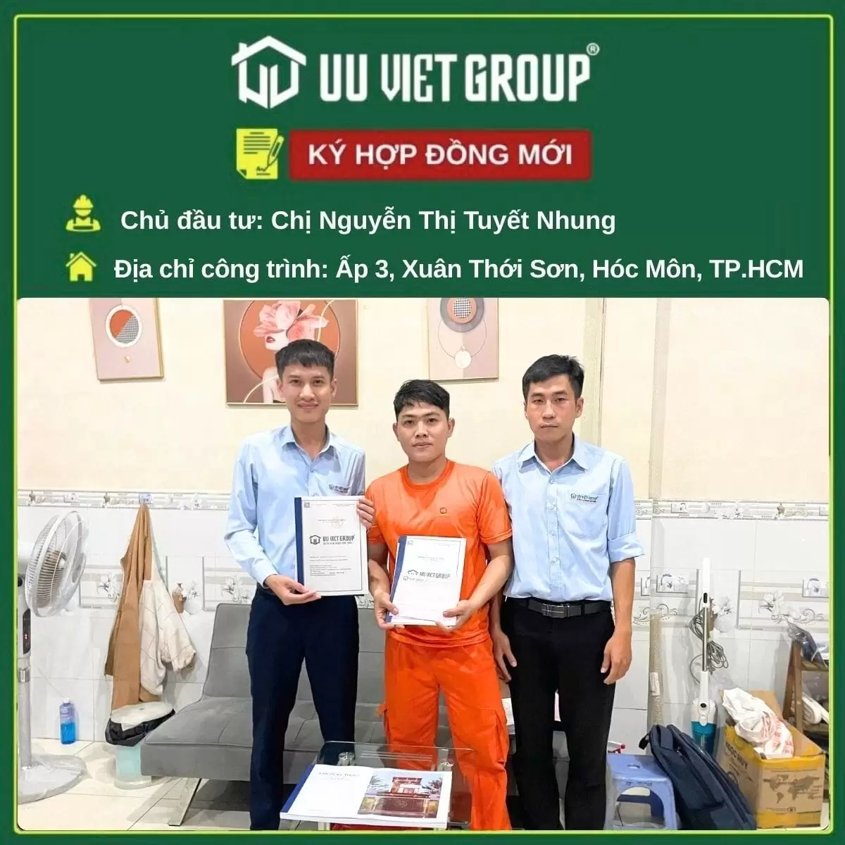 Ký hợp đồng mới tại Hóc Môn