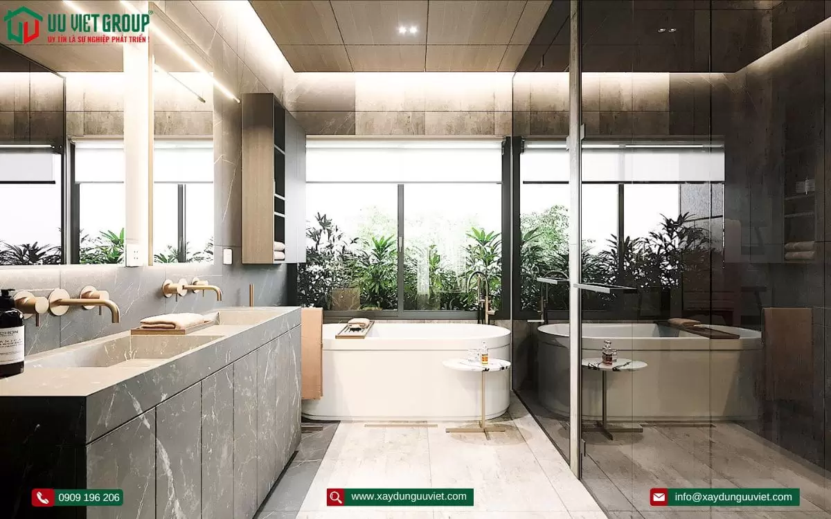 Biệt thự hiện đại 1 trệt 1 lầu