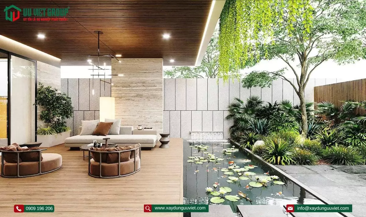 Biệt thự hiện đại 1 trệt 1 lầu