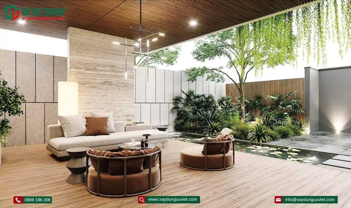 Biệt thự hiện đại 1 trệt 1 lầu