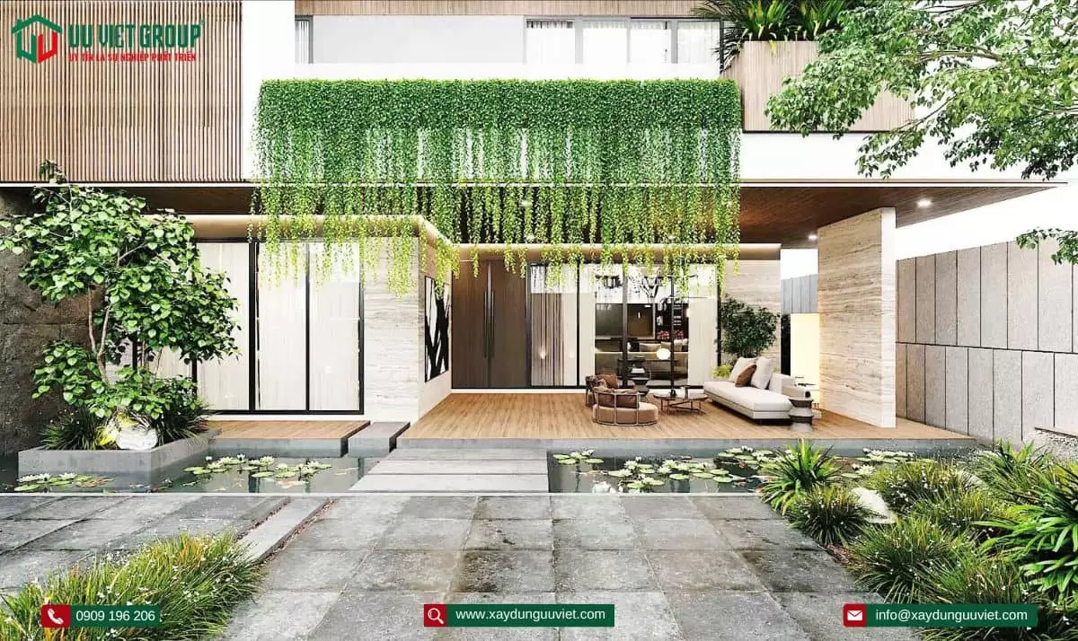 Biệt thự hiện đại 1 trệt 1 lầu