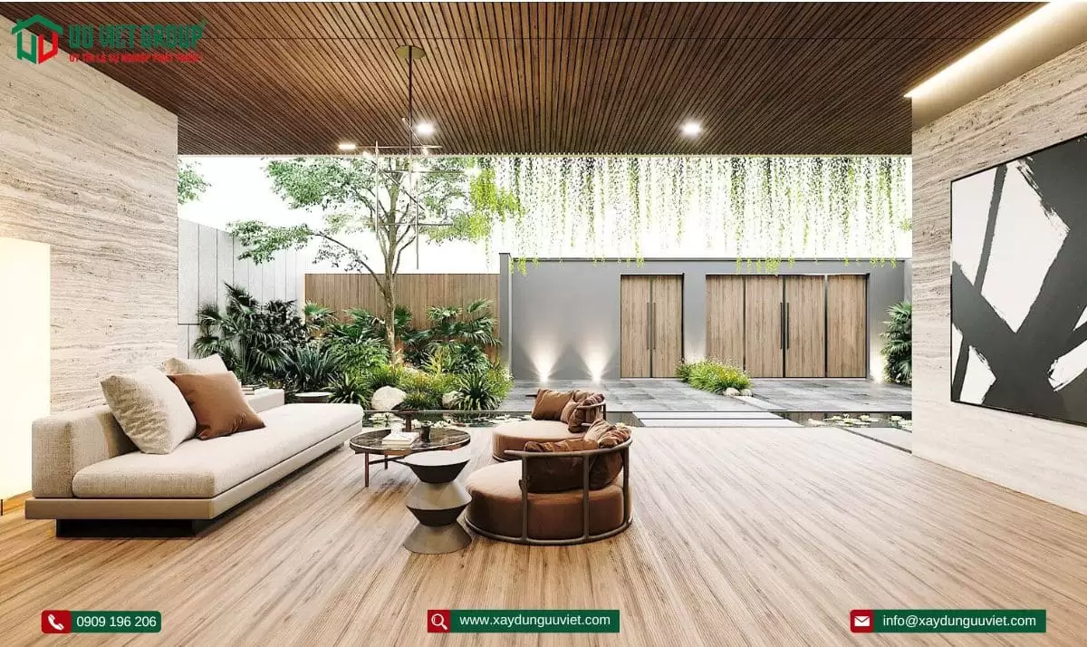 Biệt thự hiện đại 1 trệt 1 lầu