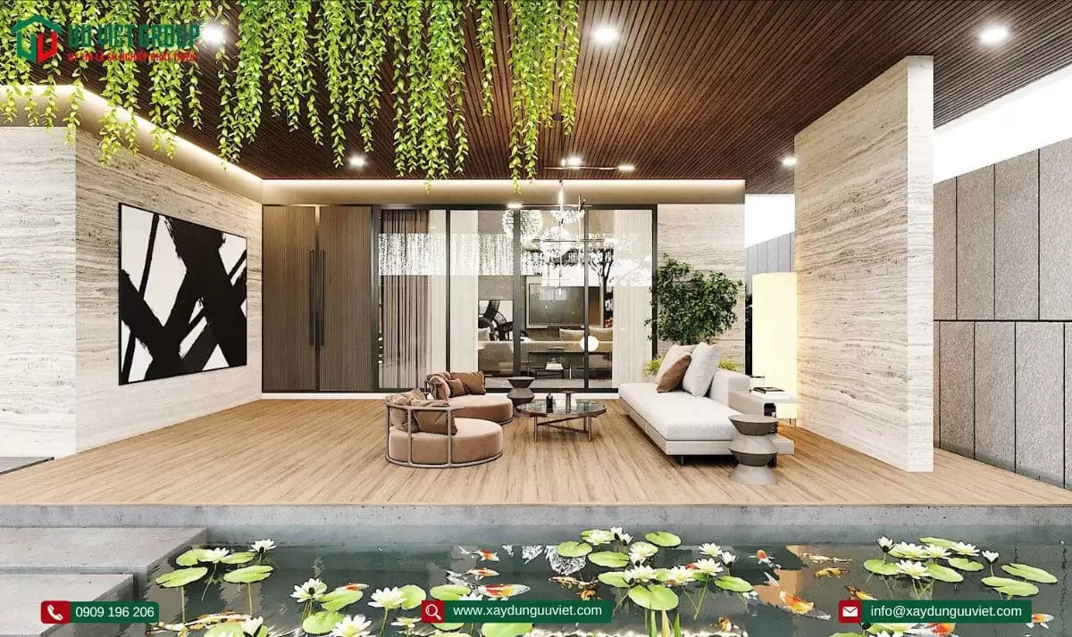 Biệt thự hiện đại 1 trệt 1 lầu